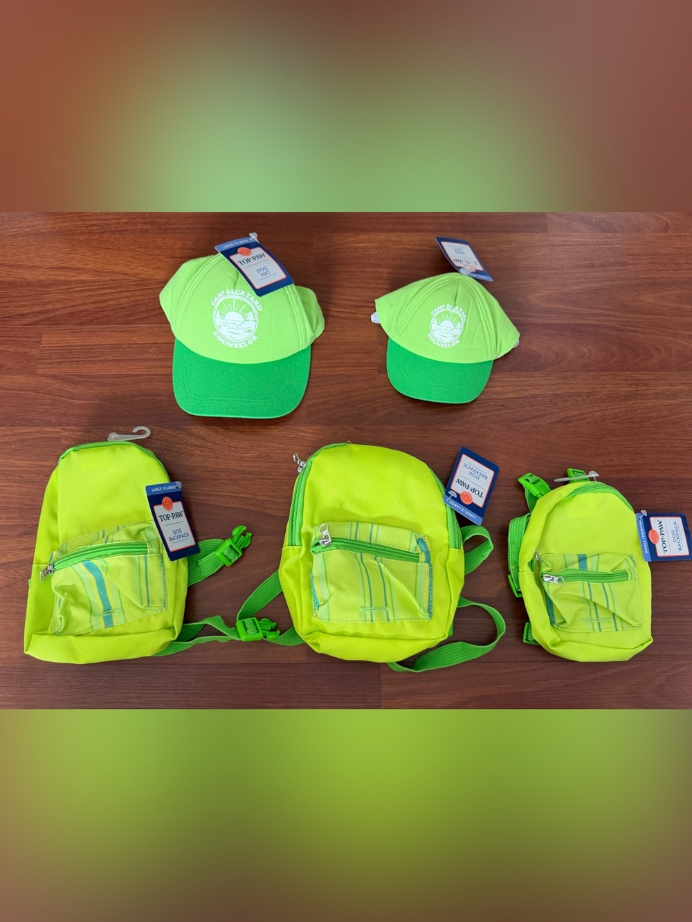 Top Paw Dog Backpack & Hat Bundle